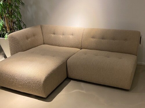 HK Living Vint sofa divan left+middle 1,5 seat OUTLET