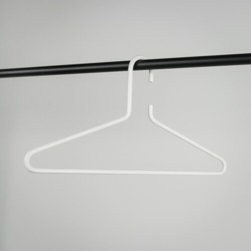 Spinder Design Senza 6 (set van 3) kledinghanger-Wit