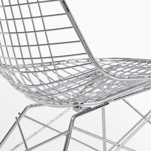 Vitra Eames Wire Chair LKR loungestoel-Chroom