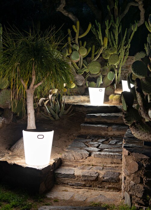 Fermob Inouï bijzettafel met verlichting-Cactus