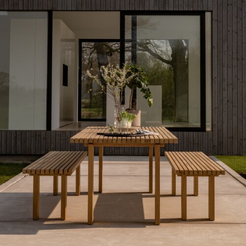 Studio HENK Elements Outdoor tafel Iroko-280x91 cm