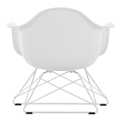 Vitra Eames LAR loungestoel met wit onderstel-Wit