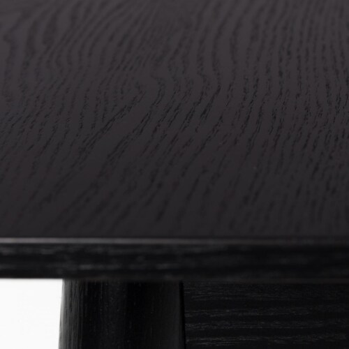 Zuiver Glimps Black uitschuifbare tafel-120/162x80x76 cm