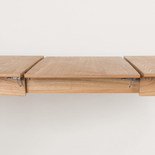 Zuiver Glimps Natural uitschuifbare tafel-120/162x80x76 cm
