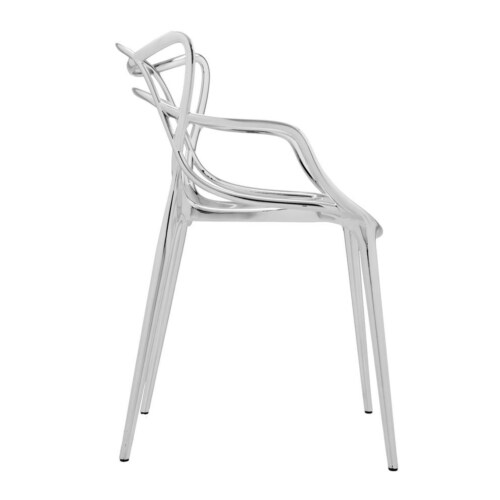 Kartell Masters metallic stoel-Chroom
