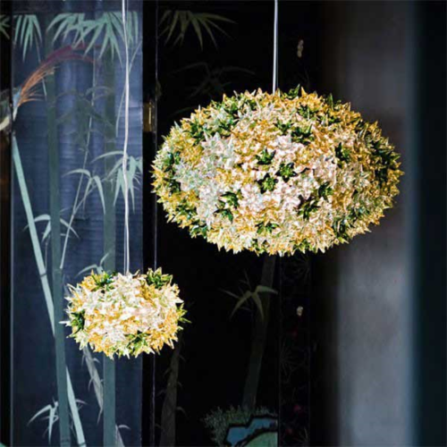 Kartell Bloom hanglamp-∅ 28 cm-Kristal