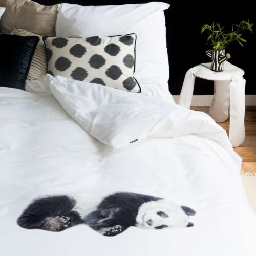 Snurk Lazy Panda dekbedovertrek-200x200/220 cm-Flanel