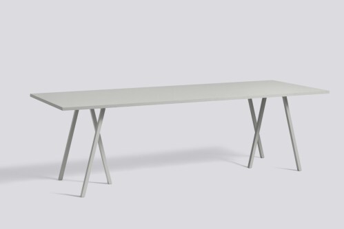 HAY Loop stand tafel-160x77.5 cm-Grijs