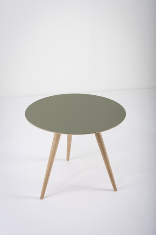 Gazzda Arp Side Table bijzettafel-55x45 cm-Dark olive