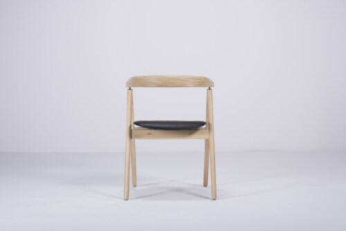 Gazzda Ava Dakar Leather Chair stoel-Black 0500