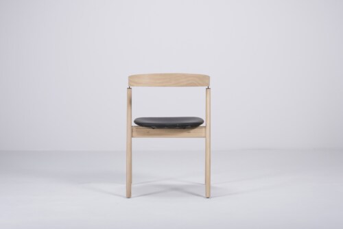 Gazzda Ava Dakar Leather Chair stoel-Black 0500