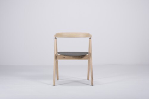 Gazzda Ava Dakar Leather Chair stoel-Grey 1258