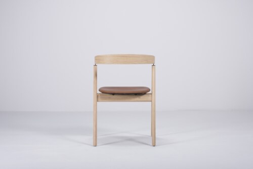 Gazzda Ava Dakar Leather Chair stoel-Whisky 2732