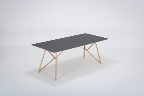 Gazzda Tink Linoleum Table tafel-200x90 cm-Nero