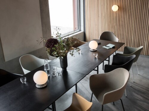 Audo Copenhagen Snaregade Rectangular eettafel-Zwart eiken-zwart