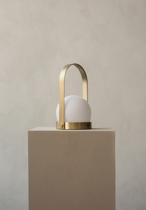 Audo Copenhagen Carrie draagbare tafellamp-Bronzed Brass