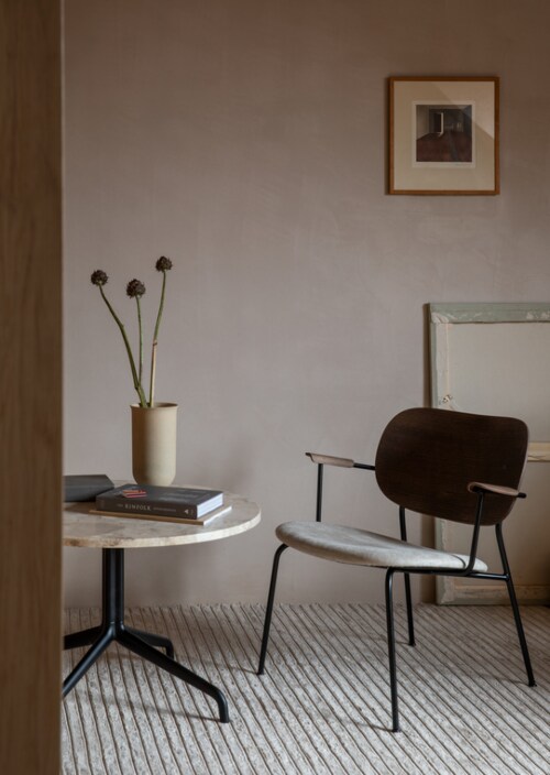 Audo Copenhagen Co lounge fauteuil - Natural Oak - gestoffeerde zitting-Dakar 0250