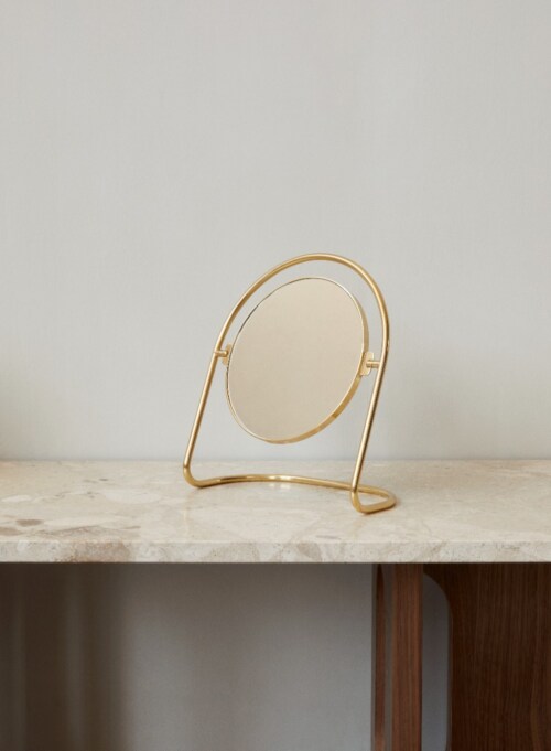 Audo Copenhagen Nimbus Table spiegel-Messing