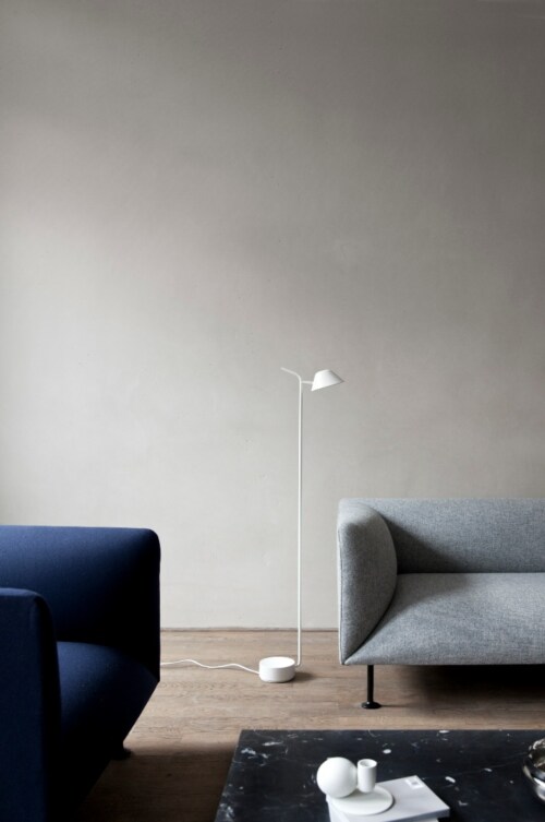 Audo Copenhagen Peek vloerlamp-White