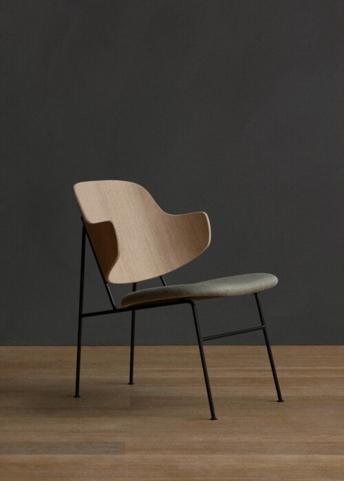 Audo Copenhagen The Penguin Lounge fauteuil - Natural Oak-Dakar 0250