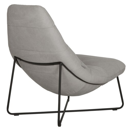 Must Living Lounge Chair Line stoel-Stonewashed cotton Grey