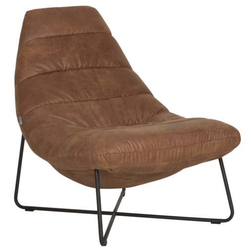Must Living Lounge Chair Line stoel-Carlitto Cognac