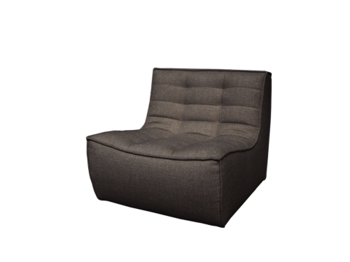 Ethnicraft N701 Sofa fauteuil-Donker grijs