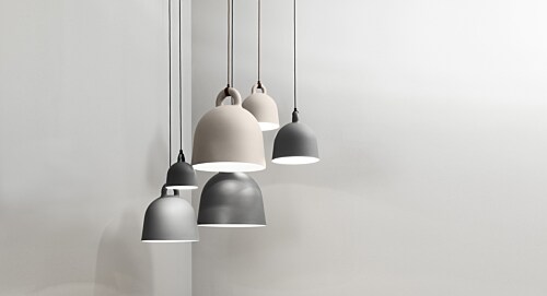 Normann Copenhagen Bell hanglamp-Grijs-Small