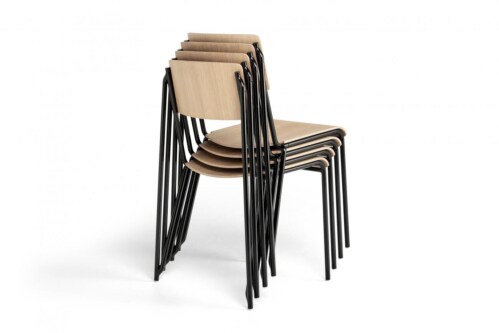 HAY Petit Standard stoel gepoedercoat onderstel-Clay - Mat gelakt