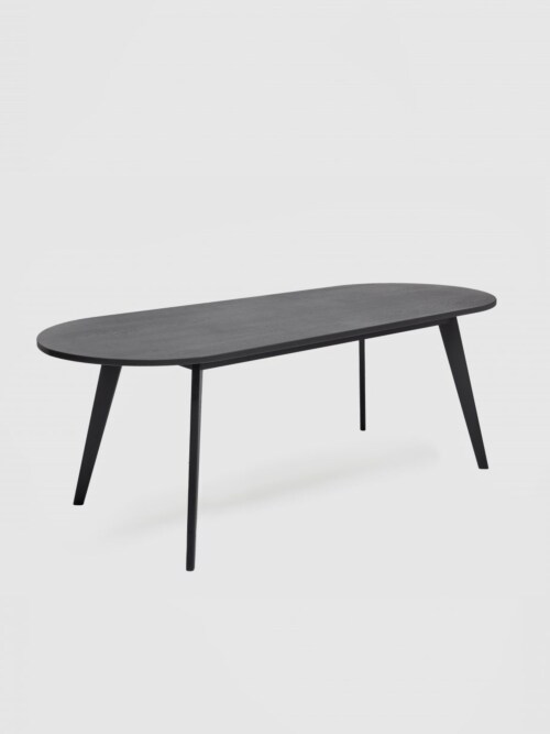 Puik Archi Ronde hoeken tafel-160x90 cm-Zwart