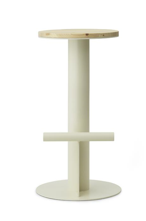 Normann Copenhagen Pole barkruk-Zithoogte 75 cm-Sand
