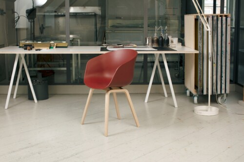 HAY About a Chair AAC22 stoel eiken onderstel-Melange Cream
