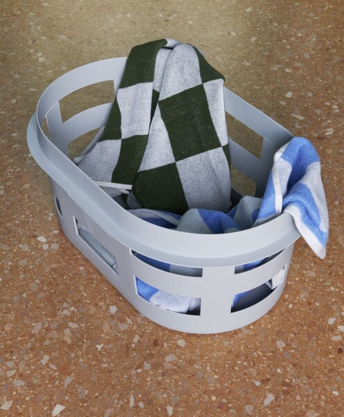 HAY Laundry Basket wasmand-Light Grey-Small