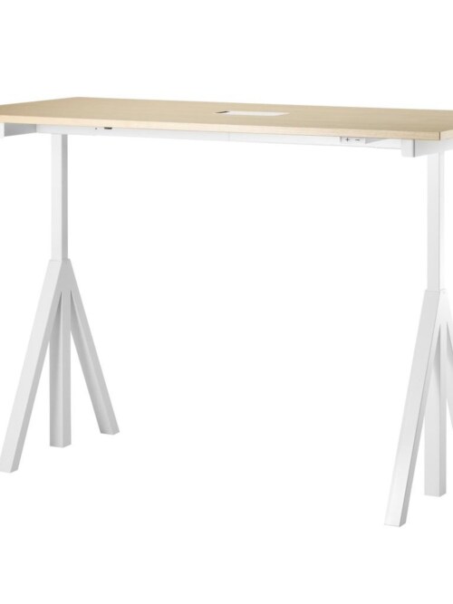 String Works desk bureau hoogte verstelbaar-180x90 cm-Eiken