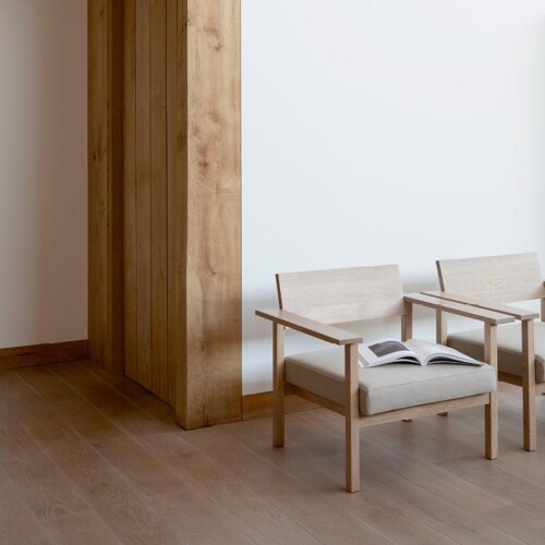 Studio HENK Base Lounge chair-Multibeige 9995-Hardwax oil natural