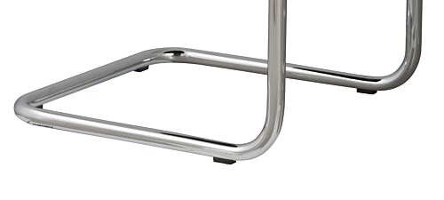 Zuiver Ridge Rib Brushed metal stoel-Zwart