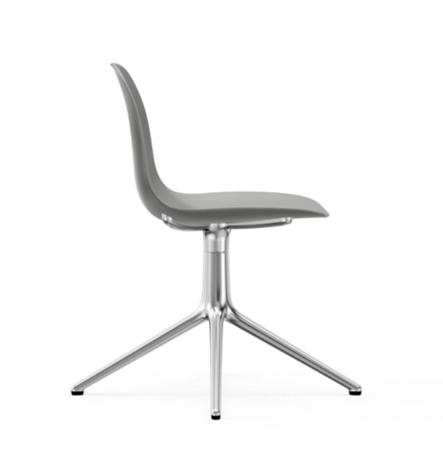 Normann Copenhagen Form Swivel stoel aluminium onderstel-Grey