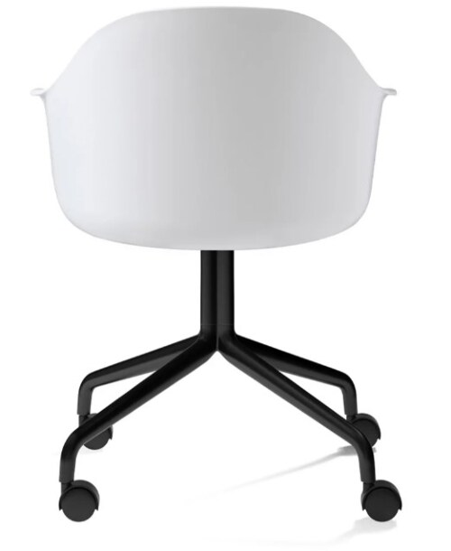 Audo Copenhagen Harbour stoel - zwart onderstel-White