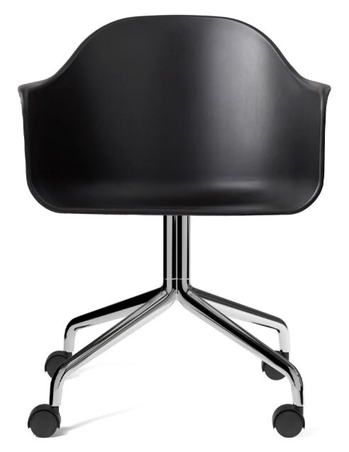 Audo Copenhagen Harbour stoel - aluminium onderstel-Black
