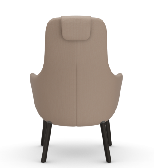 Vitra Hal lounge fauteuil-Nude/ cream