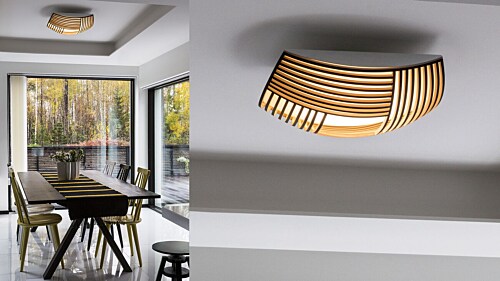 Secto Design Kuulto 9101 plafondlamp-Walnoot