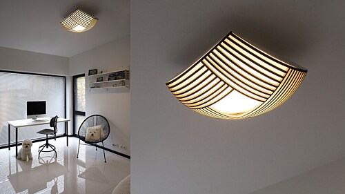Secto Design Kuulto 9101 plafondlamp-Walnoot