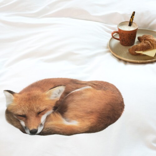 Snurk Sleeping Fox dekbedovertrek -140x200/220 cm