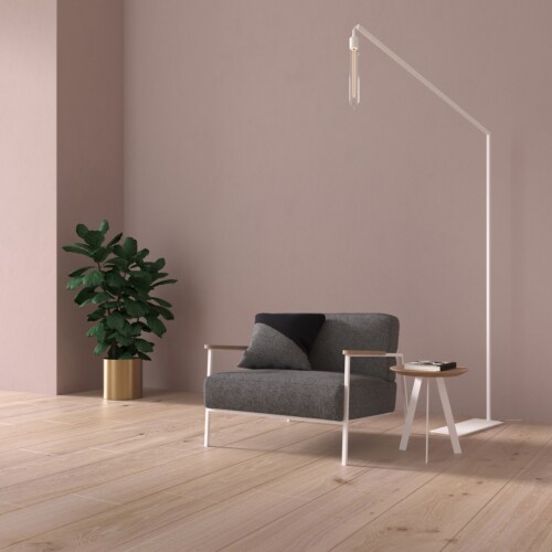 Studio HENK Co fauteuil met wit frame-Halling 65-457