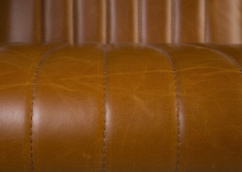 Dutchbone Stitched stoel-Cognac