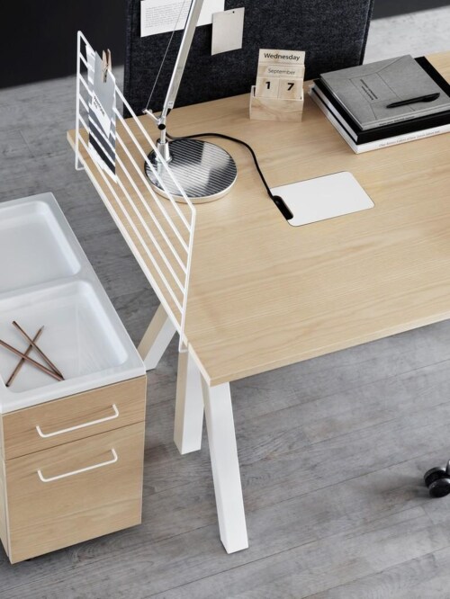 String Works desk bureau hoogte verstelbaar-120x78 cm-Essen