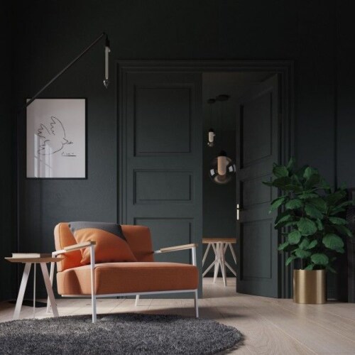 Studio HENK Co fauteuil met wit frame-Halling 65-590
