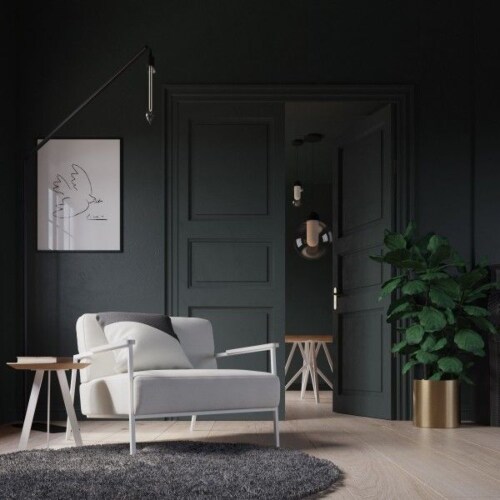 Studio HENK Co fauteuil met wit frame-Halling 65-590