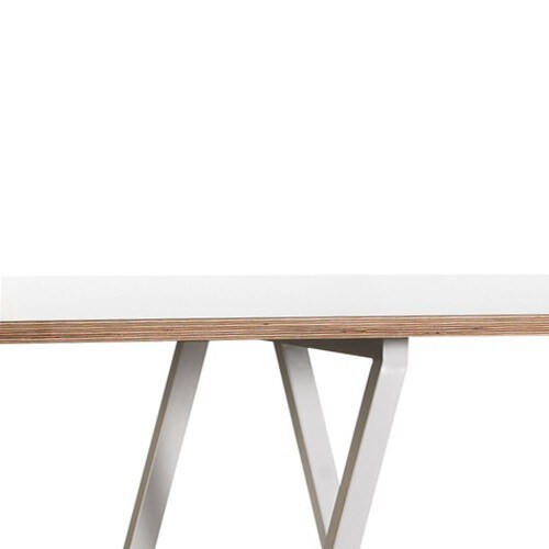 HAY Loop stand tafel-250x92,5 cm-Wit