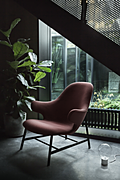 &tradition Catch JH13 fauteuil-Donker grijs